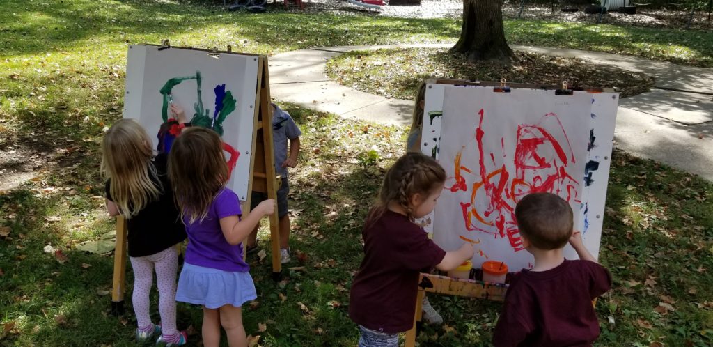 Outdoor painting at MHCNS&K