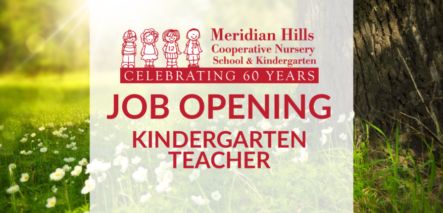 Job Opening for Kindergarten Teacher